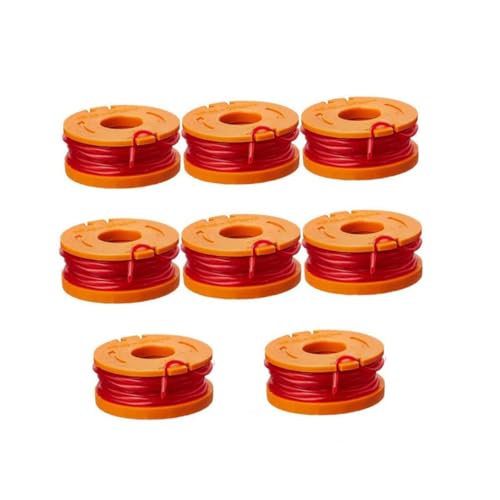 Happyyami Cubierta De Carrete De Cuerda De Heno Cable Recortadora Electrica Cortacésped Cuerda De Siega Vacío Cacerola Kit De Limpieza De Ventilación De Secadora Escoba y Recogedor Orange