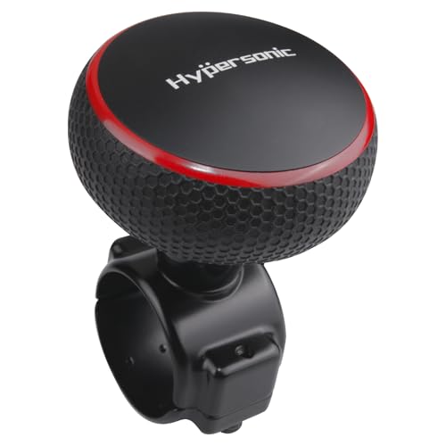 Hypersonic Bouton de volant pour volant épais – Grande boule tournante pour voitures, camions, tracteurs, chariots élévateurs, tondeuses, etc