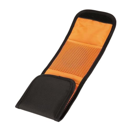 1 Piece Camera Filter Case Pouch 3 Pocket Camera Filter Bag Wallet Foldable Camera Lens Filter Wallet Case Bag Pouch Lens Filter Case Pouch Portable Len Filter Pouch, Orange