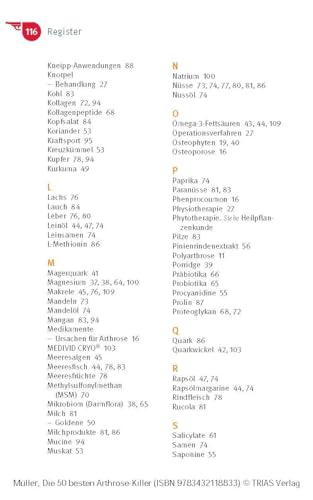 Die 50 besten Arthrose-Killer