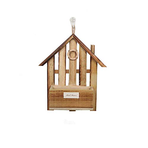 JTDD Macetas De Pared, Decoraciones De Pared Creativas, Soportes De Flores para Colgar En Las Ventanas, Decoraciones De Pared De Madera para Casas Pequeñas, Macetas De Flores Montadas En La Pared