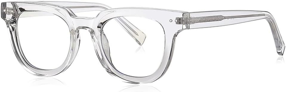 Acetate Anti Blue Light Glasses Frame Retro Korean Style TR90