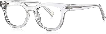 Acetate Anti Blue Light Glasses Frame Retro Korean Style TR90