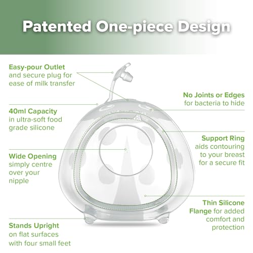 haakaa ladybug milk collector breast milk saver breast shell for breastfeeding collect breastmilk leaks skin-friendly and easy to wear 14oz40ml1pc