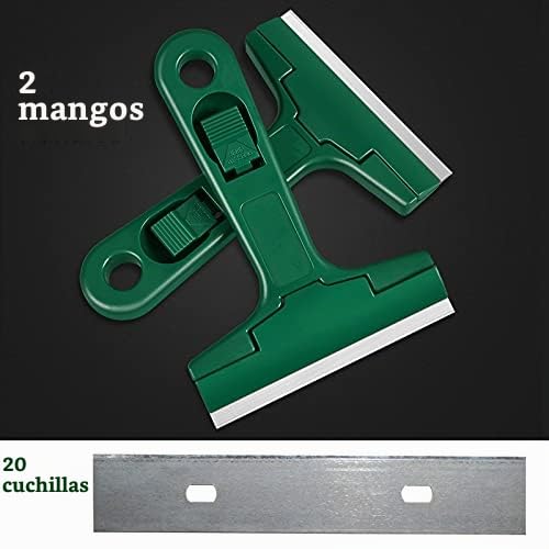 Navajas para limpiar vidrios 8 navajas para limpiar vidrios marca Jinhong (2)