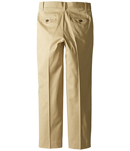 Tommy Hilfiger Boy's Flat-front Twill Dress Pant, Straight Leg Fit, Belt Loops & Slant Front Pockets2