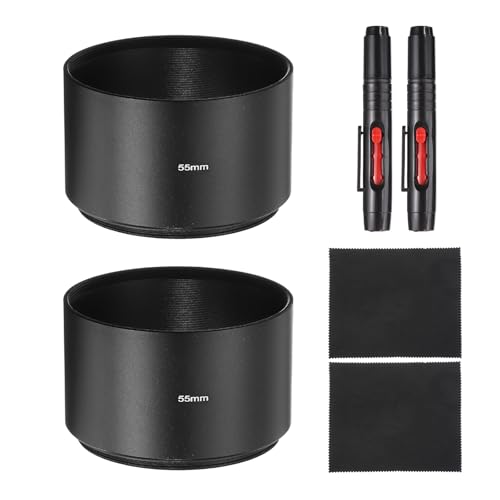 Pare-soleil 55mm en métal pour objectif standard et longue focale PATIKIL