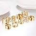 U7 9Pcs Knuckle Ring Set Gold Plated Heart Ring, Band Ring, Filigree Ring Stackable Full Finger Rings Statement Bohemian Rings for Women