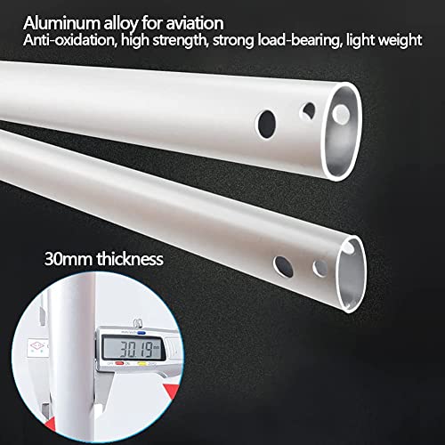 BAUBUY 40L Einkaufstrolley Faltbarer Hochleistungs-Einkaufswagen Trolley mit 8 PU-Rädern Abnehmbarer großer… – Bild 3