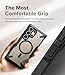 Ringke Fusion-X [Compatible with MagSafe] Designed for Samsung Galaxy S24 Ultra Case 5G, Anti-Fingerprint Rugged Shockproof Protective Phone Cover - Magnetic Matte Black