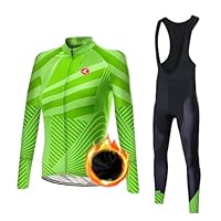 UGLY FROG 24NvZRTZ01 Damen Radsportanzüge Radtrikot Kleidung Langärmeliges Fahrradtrikot mit Thermofleecefutter Radhose mit Sitzpolster Winter