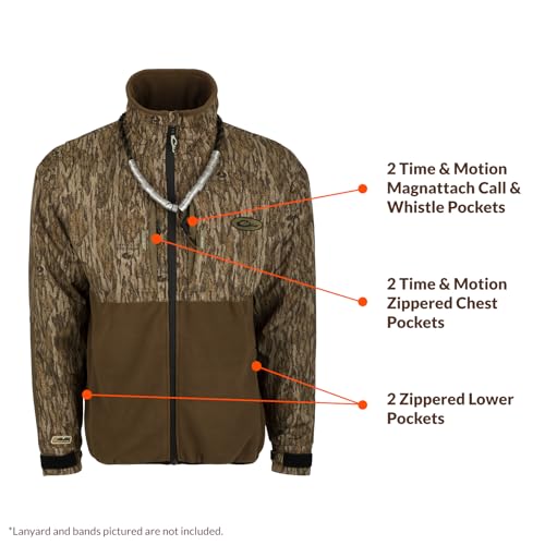 Image of Drake Waterfowl Men's Mst G-flex Eqwader Full Zip Jacket
