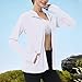 Tazeap Women's Upf 50+ Sun Protection Hoodie Jacket Cooling Full Zip Long Sleeve Outdoor Shirts Lightweight Sun Hoodie