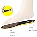 Wnnideo Thick Memory Foam Shoes Insert with Arch Support - Premium Cushioning Orthopedic Shoe Insoles for Heel Pain & Plantar Fasciitis, Running, Hiking, Working Men & Women (Black 11)