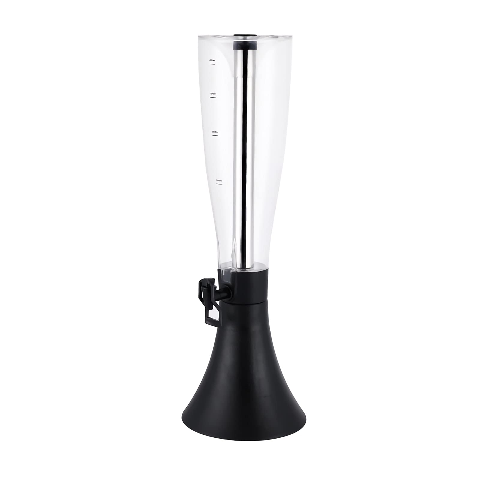 Torre per bevande 4 litri con icicle rimovibile in acciaio inox, erogatore per limonata, tè, acqua fredda, birra vino e altro ancora
