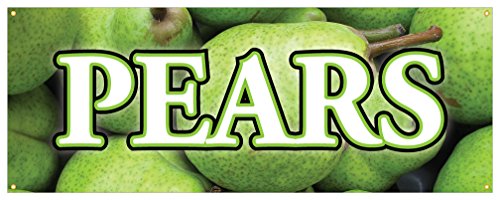 Pears Banner Fresh Fruit Wholesome I[KjbN O[  RZbV X^h TC 18x48