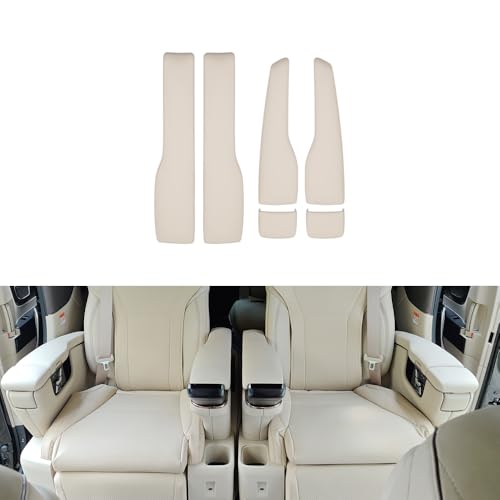 TARCELL アルファード40系 ヴェルファイア40系 Executive Lounge アクセサリー アームレストガード 2列目アームレストカバー 肘置き 保護カバー ABS&PUレザー製 汚れ防止 インテリアパネル 車種専用設計 キズ防止 アルファー