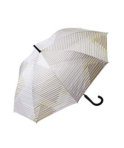 BRUNO ブルーノ 傘 晴雨兼用 長傘  ワンタッチ  グレージュ 