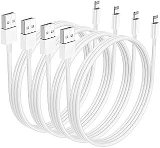 Extra Long Iphone Charger Cable 3M Fast Apple USB To Lightning Lead 4Pack Phone Charging For IPhone 14 Pro/14 Pro Max/13/12/11/XR/XS/X/8/7/6/6s/Plus/SE/XR/IPad Air