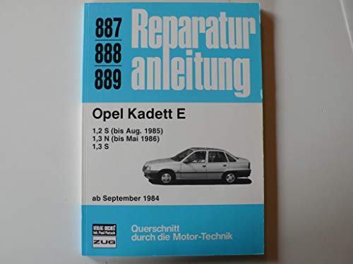  Opel Kadett E (ab 84): 1,2 S (bis 85), 1,3 N (bis 86), 1,3 S