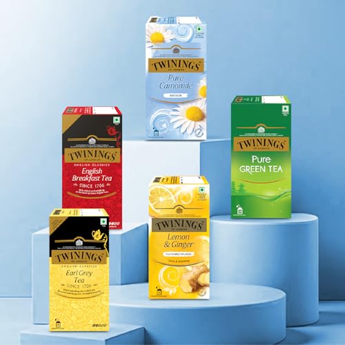 TWININGS Tea Bags, Pure Camomile, 1.76 oz, 25/Box