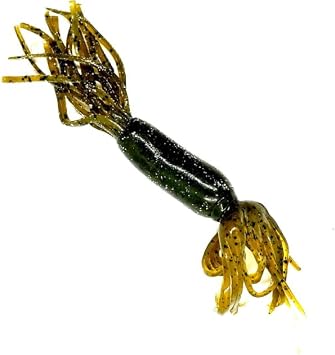 Chompers Techno Tube, 1, 4in, Green Pumpkin, ST4N5-2