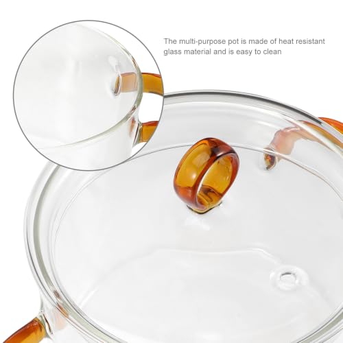 Pot de ragoût en verre 1500ml anti-transfert d'odeur pour soupe et purée de bébé - 4