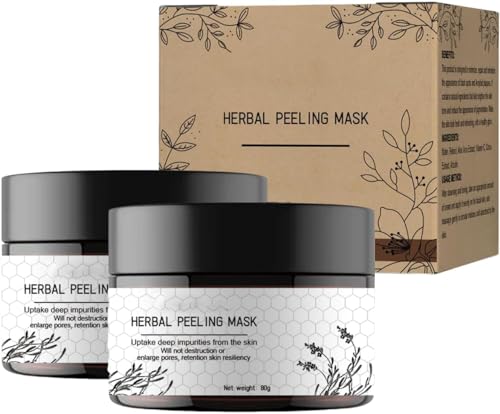 zzqclp Mascarilla Exfoliante de té Negro, mascarilla Exfoliante de té Negro, mascarillas faciales removedoras de espinillas de Limpieza Profunda, mascarilla reafirmante de té Negro Durante la Noche