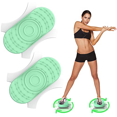 Twist Waist Disc Disco de torsión de Cintura de Fitness,Disco de Cintura giratoria,Twist Cintura Disco,Twist Waist Disc Board,Tablero de disco de cintura torcida para Pies Equipo de Gimnasio(A/verde) Cover