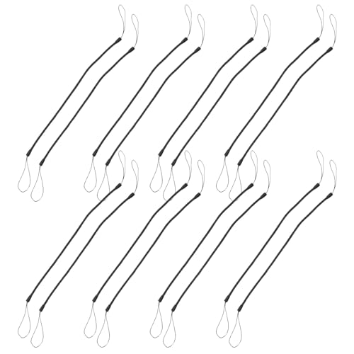 HIAKDOFT Cordón Elástico Retráctil Antipérdida para Lápiz Táctil 23 Cm, Correa Resistente para Bolígrafos y Lápices Ópticos, Pack 25 Unidades, Uso Oficina y Escolar