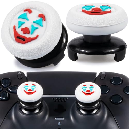 Playrealm FPS Thumbstick Extender & Texture Rubber Silicone Grip Cover 2 Sets for PS5 & PS...