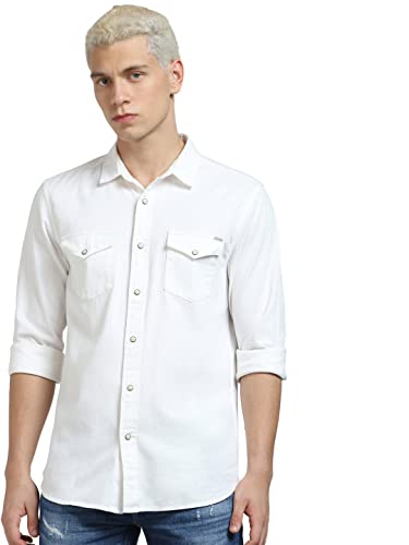Image of Jack & Jones Men's Slim Fit Casual Cotton Shirt