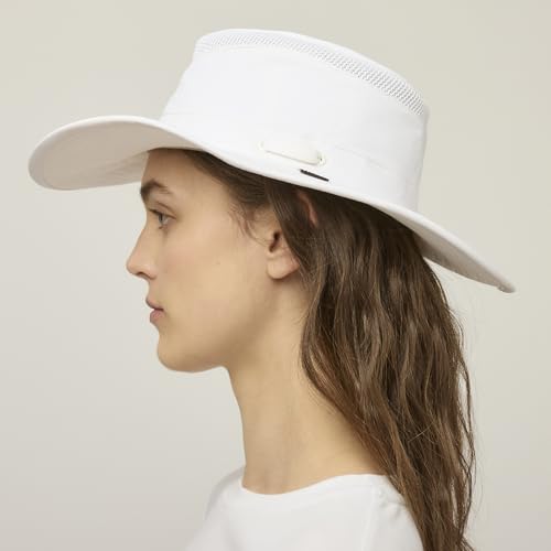Image of Tilley Mens Womens LTM6 Broad Brim Extra Ventilation Sun Protection Airflo Bucket Sun Hat