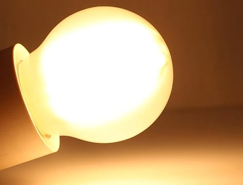 Miniatura 3 de Bombilla de filamento LED regulable G45 de 4 W, bombillas LED Edison vintage E26, lámpara de base media para el hogar, luz colgante antigua, forma