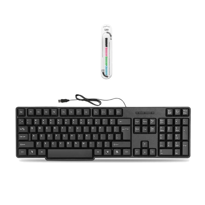 Mophonics Wired Keyboard and Cable Protector (Set of 2).-picture-57