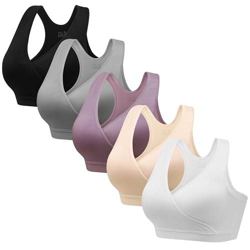 HBselect Nursing Bras for Breastfeeding – 3/5 Pack