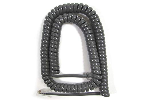 The VoIP Lounge Receptor de teléfono gris de 12 pies para Avaya Lucent Definity 6400 Series Phone 6402 6402D 6408 6408D 6416D 6416DM 6424D 6424DM