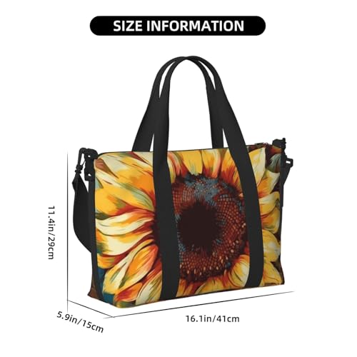 Sac de voyage étanche tournesol fini les vêtements mouillés en sport