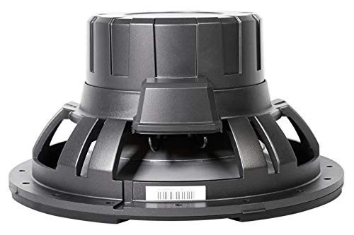 Image of KICKER 45KMF104 10 inch Free Air Marine Subwoofer Sub+Charcoal Grille w /LED's+Remote