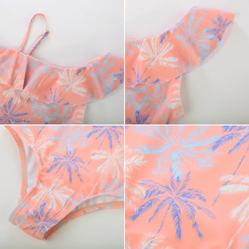 Image of GRACE KARIN Girls One Piece Swimsuits with Mesh Skirt Bathing Suit Swimwear 6-14Y