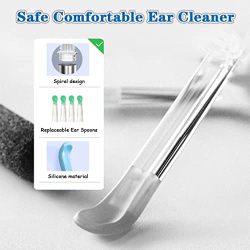 Limpiador de oídos con cámara auricular WiFi y endoscopio portátil de gran angular 5