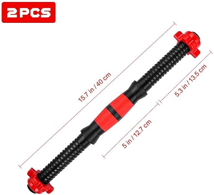 2pcs Dumbbell Bars Durable Dumbbell Handle Dumbbell Bars Barbell Handle for Training Sport Workout Gym