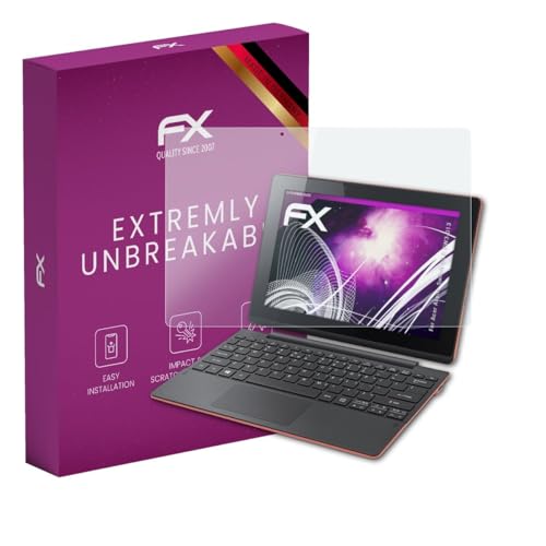 atFoliX Glasfolie kompatibel mit Acer Aspire Switch 10 E SW3-013 Panzerfolie, 9H Hybrid-Glass FX Schutzpanzer Folie
