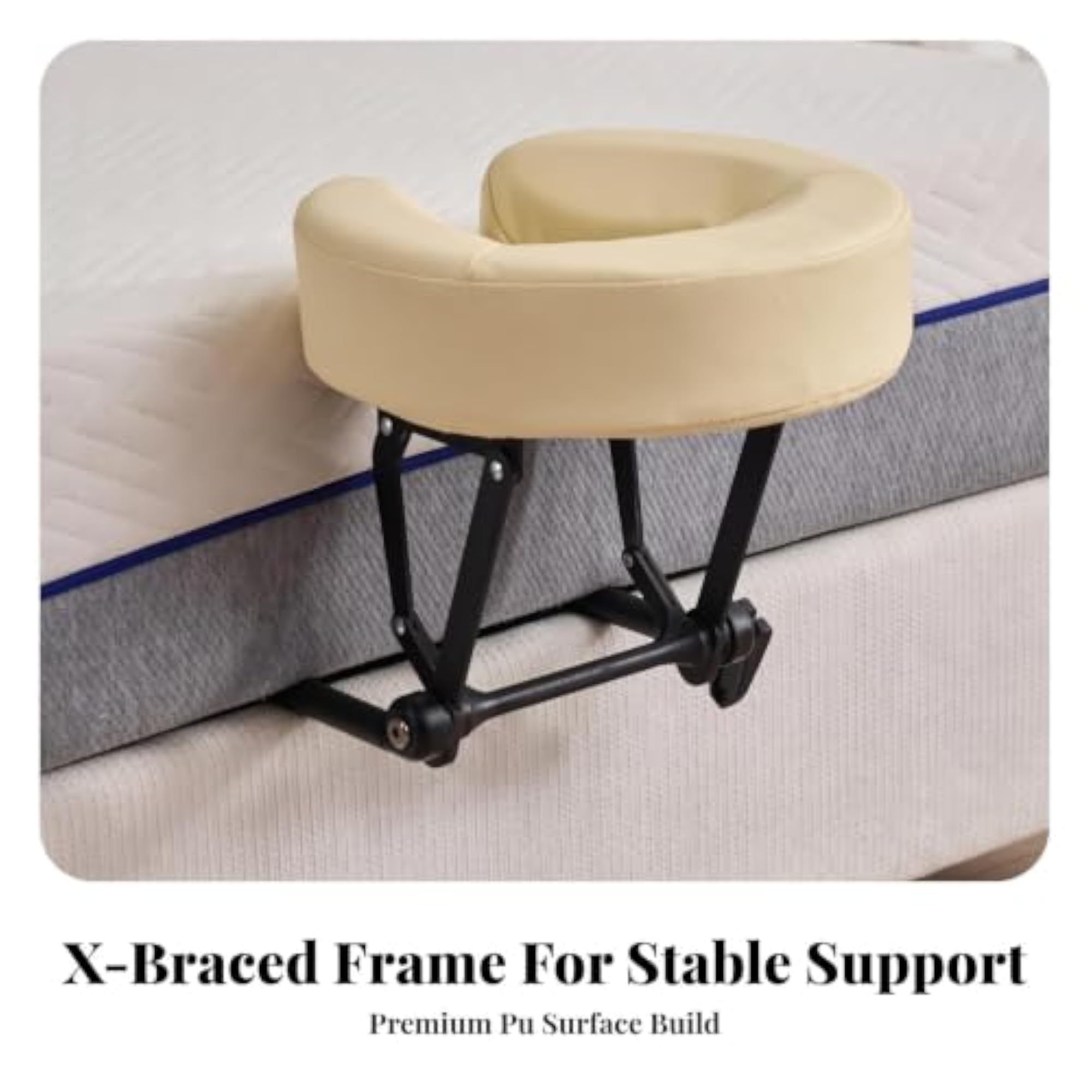 Bedside Massage Pillow with Bracket, Ergonomic Design