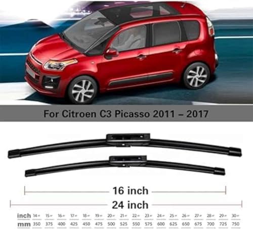 Escobillas Citroen C3 Picasso 2011-2017 para solucionar problemas de visibilidad 4