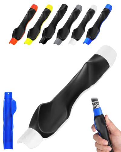 True Golf Grip Trainer 2.0 Grip Fix Golf Swing Trainers Right Left Handed Snap-On Fits All Club Training Aid Tool Ergonomic Practice Equipment Correct Position Improves Accuracy for Golfers