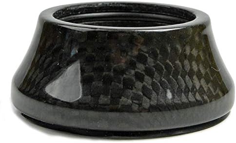 OMNI Racer WORLDS LIGHTEST - Espaciador cónico de carbono cónico para auriculares integrados, 1-18 pulgadas, 0.787 in brillante