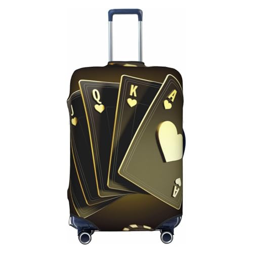 Casino Cards For Travel Luggage Cover Suitcase Protector Fits 18-32 Inch Travel Luggage Protector Elastic Luggage Anti-Scratch Suitcase Cover