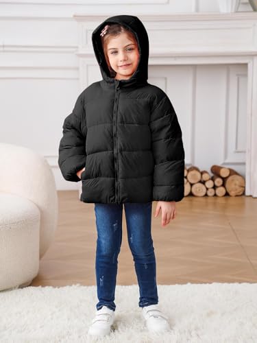 Vieille Toddler Winter Coat Girls Boys Puffer Jacket Lightweight Kids Down Alternative Outerwear 2-6 Years3