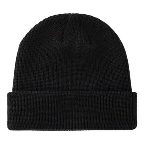 Touca de Frio Inverno Preta – Gorro Unissex Premium Tamanho Único | Quente, Dobrável e Confortável p